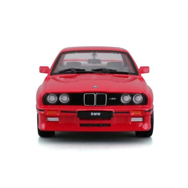 Metalni autić BMW 3 Series M3 1988 crvena