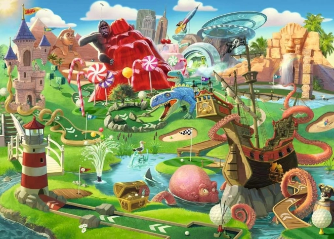 Ravensburger puzzle Minigolfski raj XXL 500 dijelova