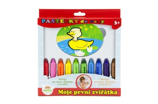 Pastelne boje za kadu - Moje prve životinje 10 komada