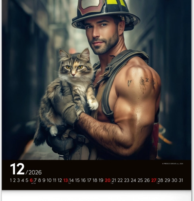 Zidni kalendar Vatrogasci Dreamy 2026