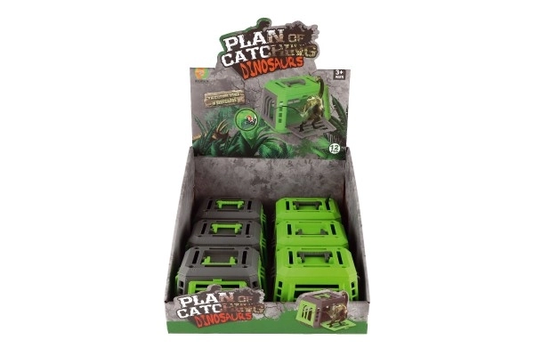 Dinosaurus u kavezu plast 13x9cm mix vrsta