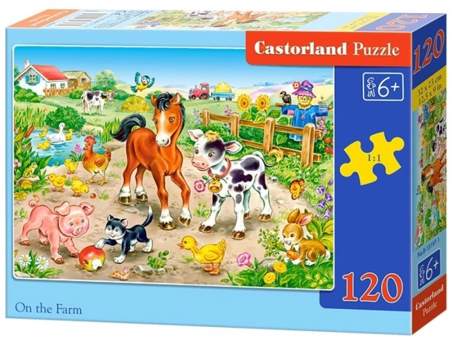 Puzzle 120 dijelova Na farmi