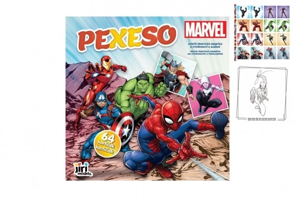Pexeso s Marvel junacima u svesci