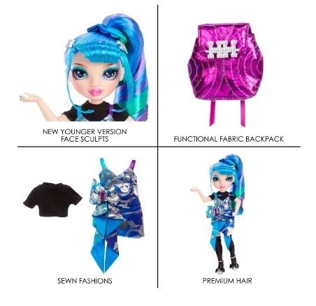 Lutka Holly De Vious iz posebne edicije Rainbow High Jr High