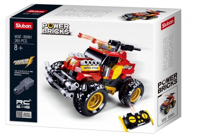 Sluban Power Bricks RC off-road crveni na daljinsko upravljanje