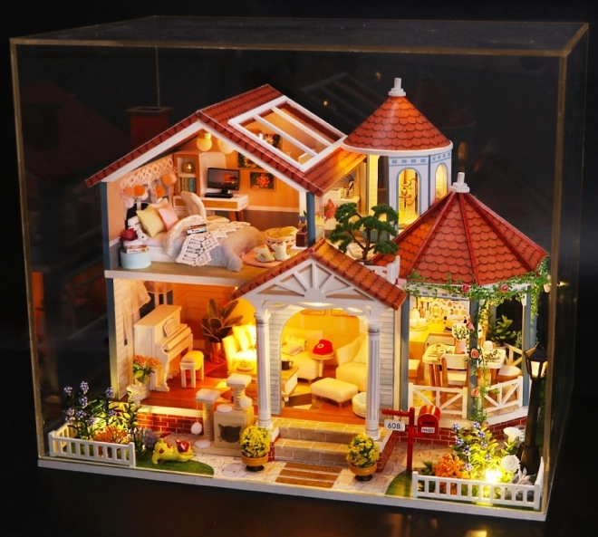 Dvadeset miniatura kućica Kuća šarene glazure