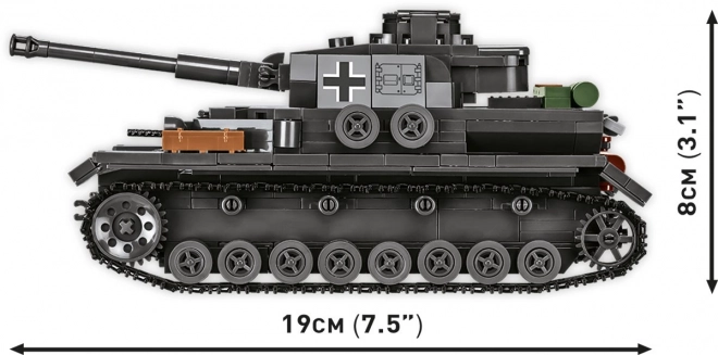 COBI 3127 Drugi svjetski rat Njemački tenk Panzerkampfwagen IV Ausf. G 1:35