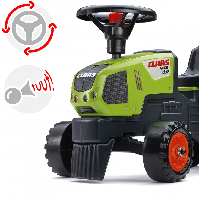 Guralica - traktor Claas s volanom i prikolicom