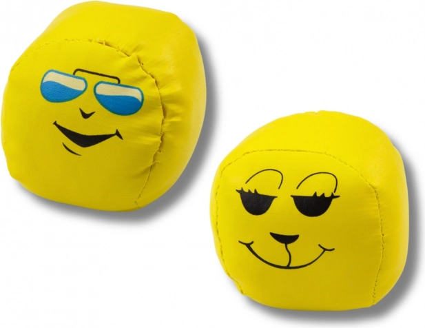 Mekane Sportske Loptice Emotikoni Set 6 kom 7 cm