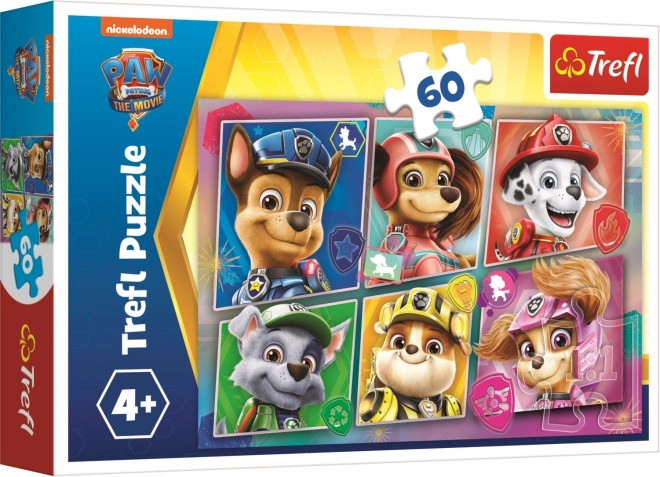 TREFL Puzzle Psići u ophodnji u filmu: Prijatelji spremni za akciju 60 komada