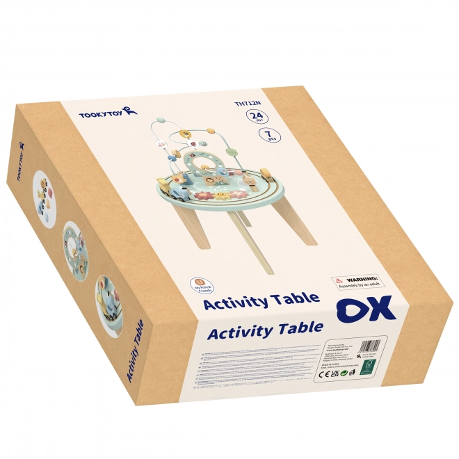 Drveni Montessori stol s aktivnostima TOOKY TOY