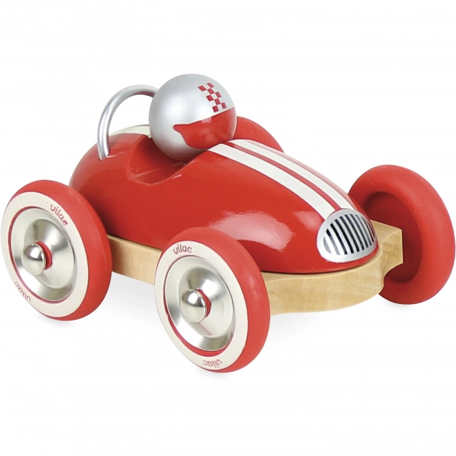 Drveni auto Roadster vintage crvena