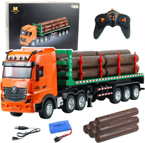 RC kamion za prijevoz drva Huina 1:18