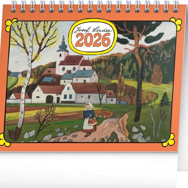 Stolni kalendar 2026 s ilustracijama Josefa Lade