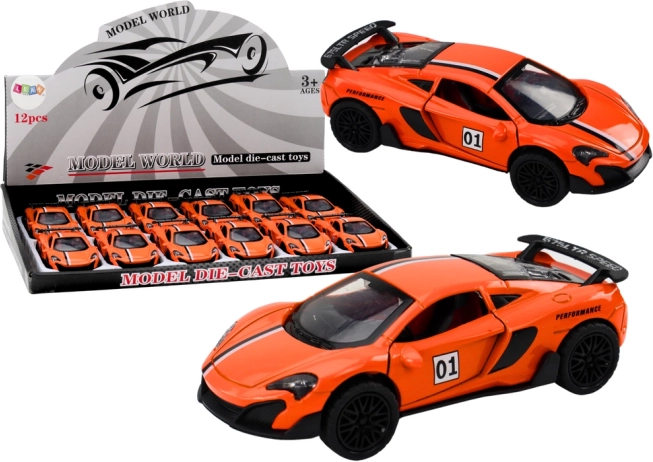Autić Sportski automobil 1:32 Frikcijski pogon Narančasti