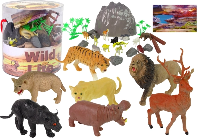 Set figurica divlje životinje safari + pribor