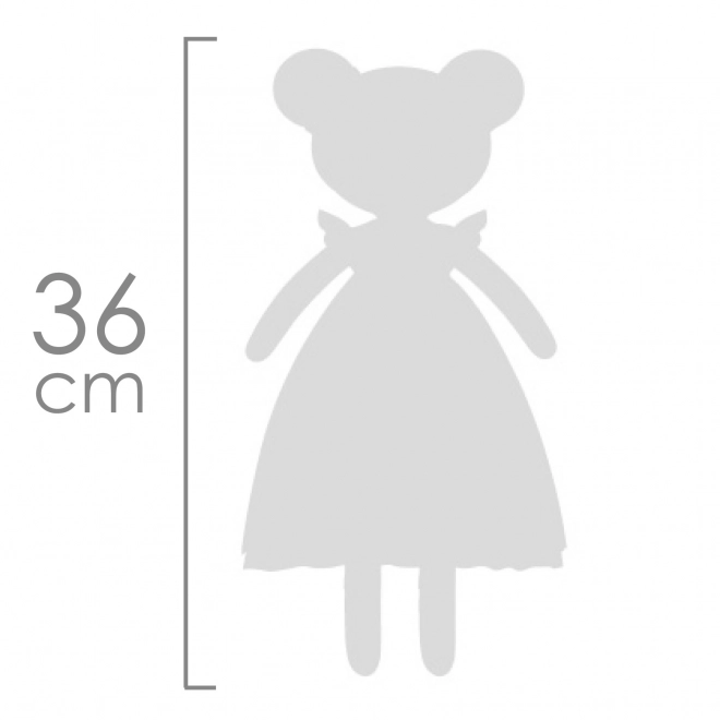 DeCuevas 20046 Plišana lutka NIZA - 36 cm s kolijevkom