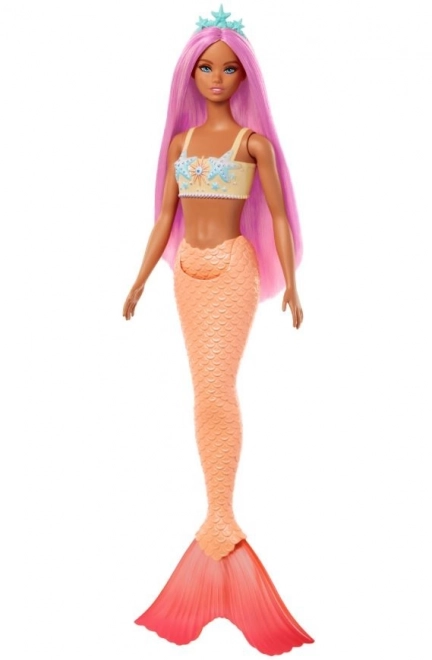 Lutka Barbie Sirena s narančastim repom
