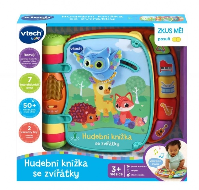 Vtech Glazbena knjiga sa životinjama CZ