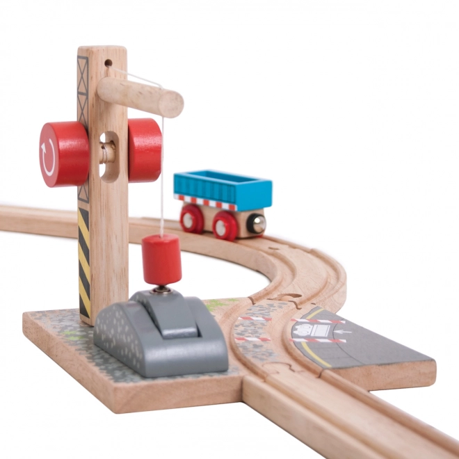 Bigjigs Rail Dizalica sa šljunkom