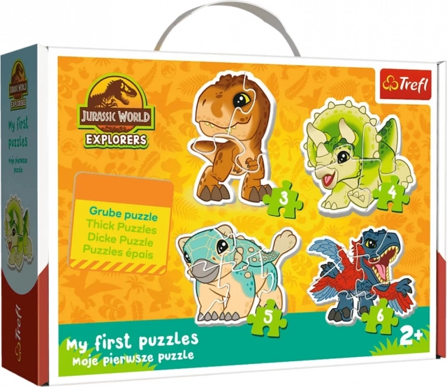 Puzzle za najmlađe – slatki dinosauri JURASSIC WORLD Trefl