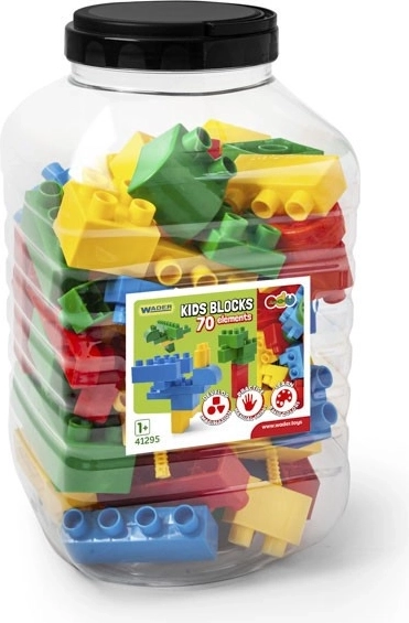 Kocke za slaganje u kutiji – 70 dijelova Kids Blocks