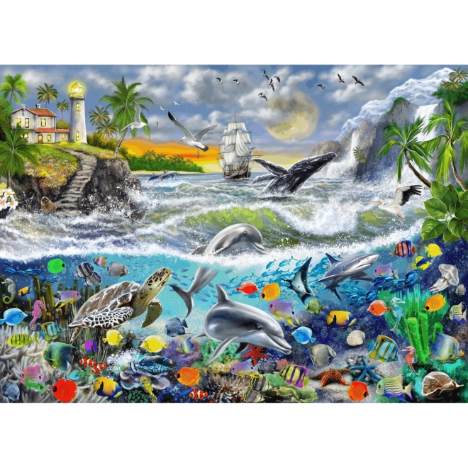 Puzzle Otok Bajna Estuarij od Brain Tree 1000 dijelova