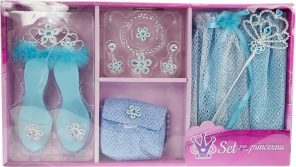 Princezovski set u plavoj boji