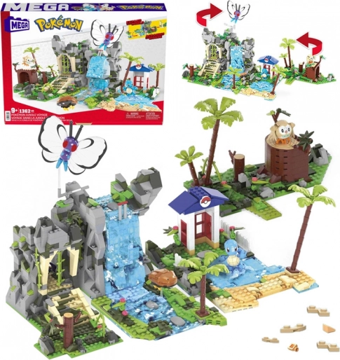 Mega Pokémon avantura u džungli – set za slaganje s 1362 dijela i 4 figurice