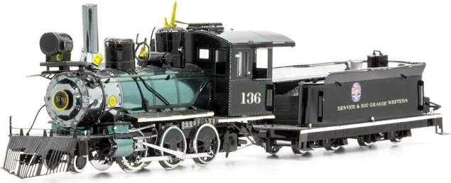 METAL EARTH 3D slagalica Divlji zapad: lokomotiva 2-6-0