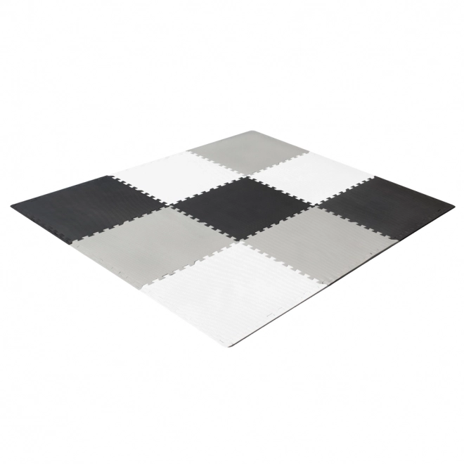 KIK Pjenaste puzzle Nijanse sive s rubovima III. (58x58)