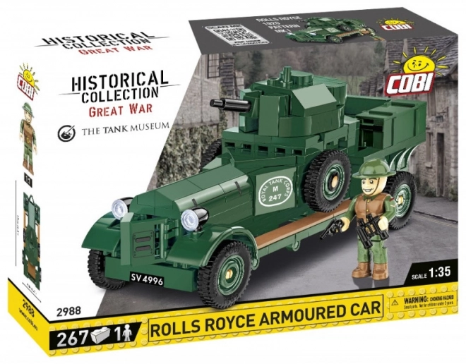Kocke Povijesna Kolekcija Rolls-Royce Oklopno Vozilo 1920 Model Mk I