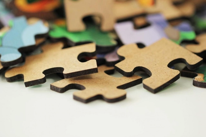 Drvene puzzle simpatični pingvini 25 komada