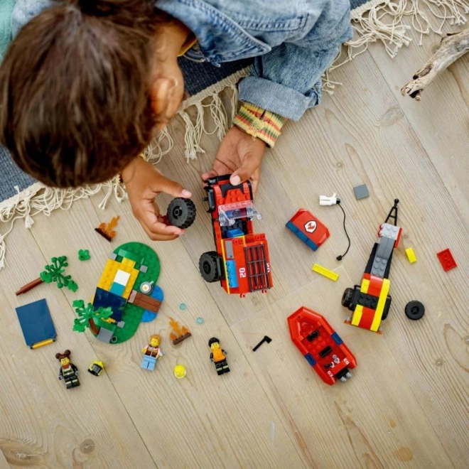 LEGO® City 60412 Vatrogasno vozilo 4x4 i spasilački čamac