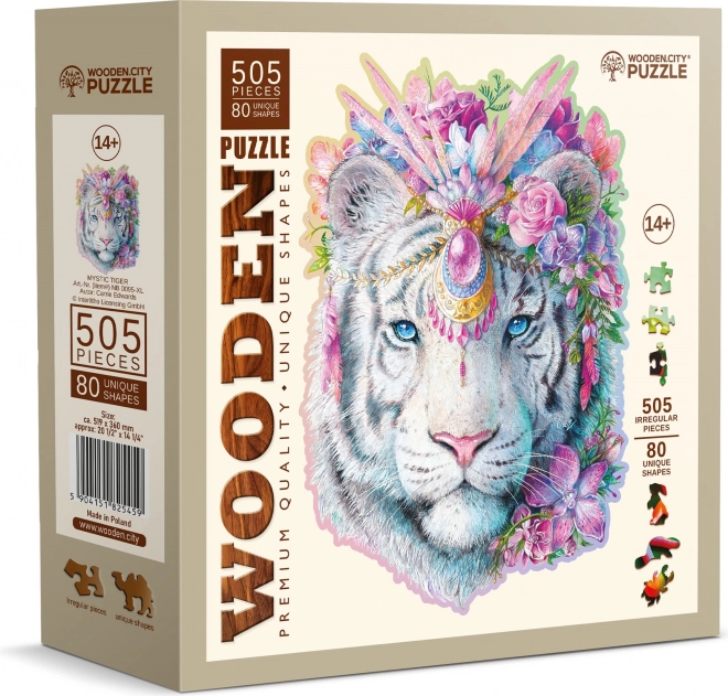 WOODEN CITY Drvene puzzle Mistični tigar 505 dijelova