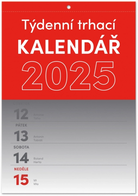 NOTIQUE Zidni kalendar trgaći tjedni 2025, A5