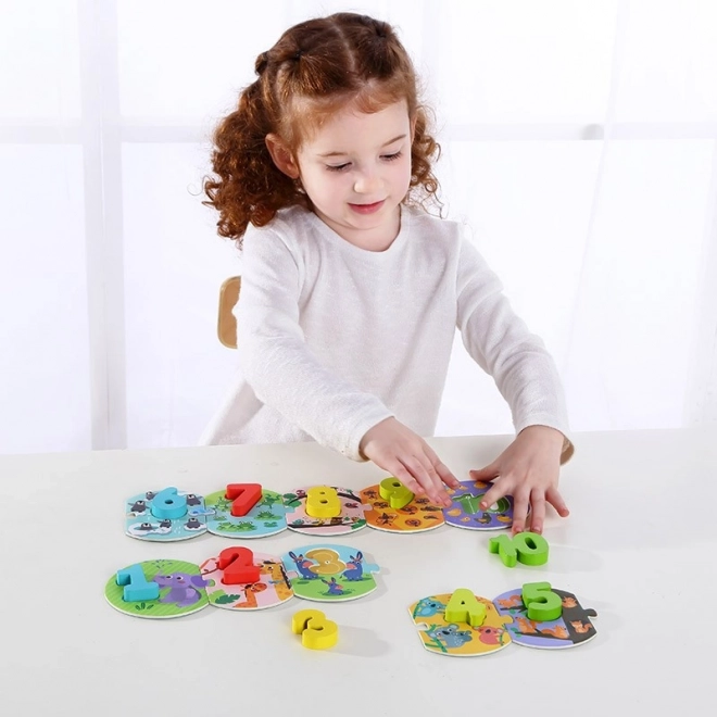 Edukativna slagalica Montessori Tooky Toy