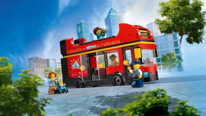 LEGO City 60407 Crveni dvospratni panoramski autobus