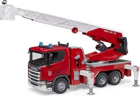 Dječje vatrogasno vozilo Scania s ljestvama i vodenim topom
