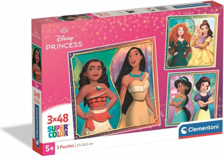 Puzzle Disney princeze 3x48 dijelova