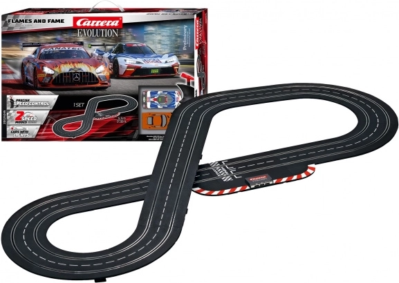 Autostaza Carrera Evolution Flames and Fame 5,3 m s Mercedes‑AMG GT3 i KTM X‑BOW