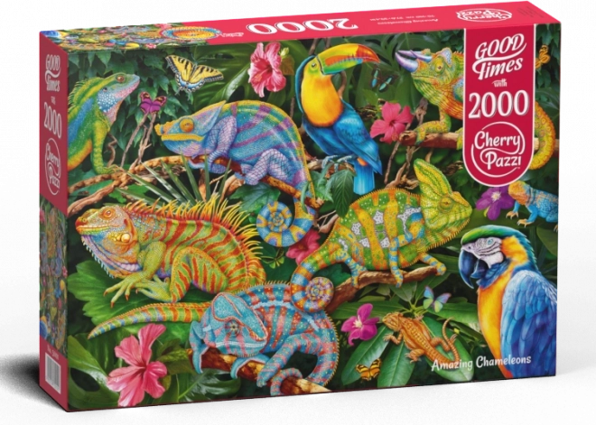 Zapanjujući Kameleoni Puzzle 2000 komada