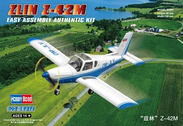 Plastični model aviona ZLIN Z-42M