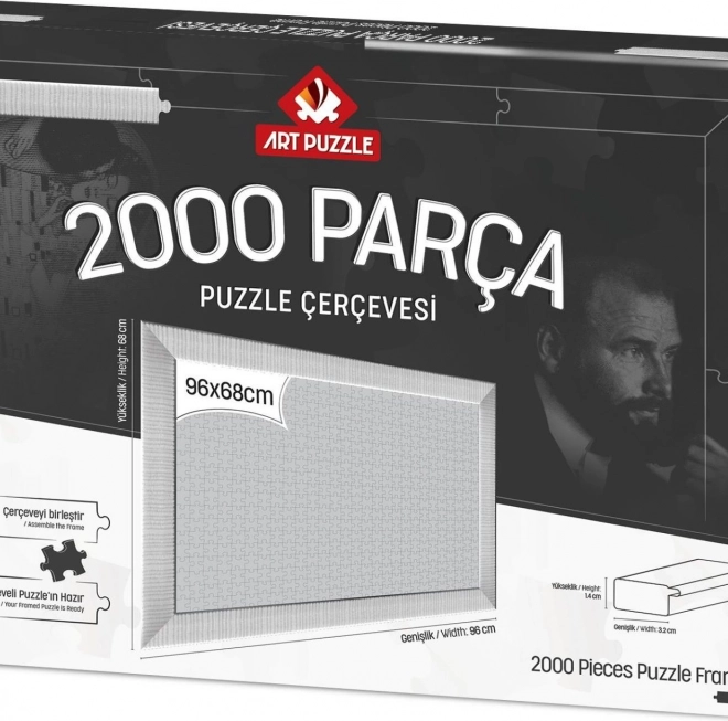 Okvir za puzzle 96x68 cm bijeli
