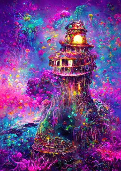 Enjoy puzzle Podvodni svjetionik 1000 dijelova