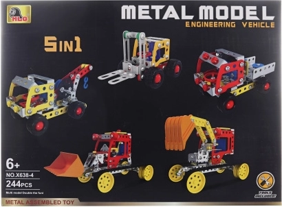 Metalni konstrukcijski set 5u1