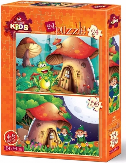 Puzzle Kućica Gljiva 24 i 35 dijelova – ART PUZZLE