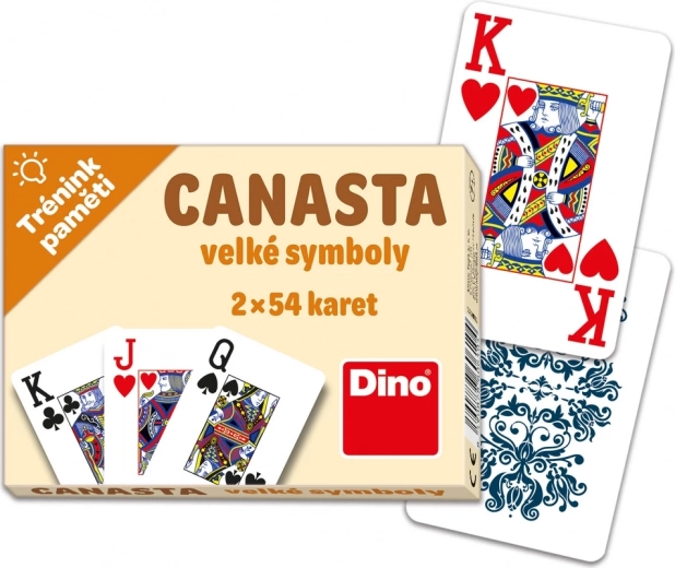 Trening memorije: Kanasta s velikim brojevima