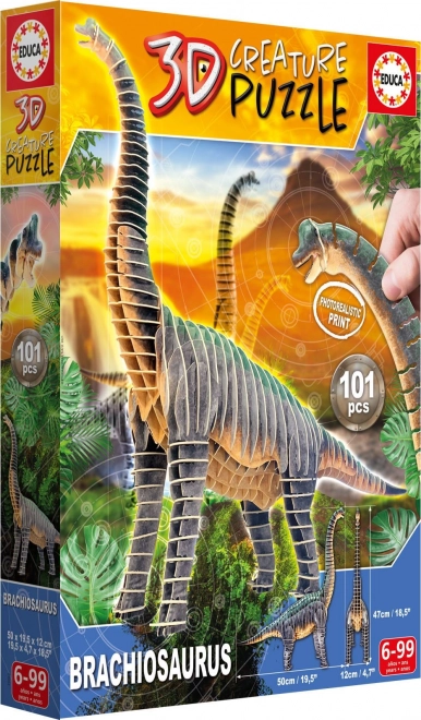 3D slagalica Brachiosaurus - 101 dijelova
