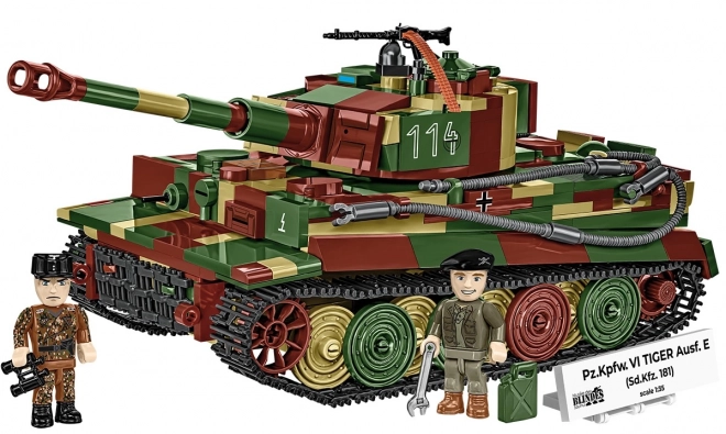 Model tenka Tiger I od 870 dijelova